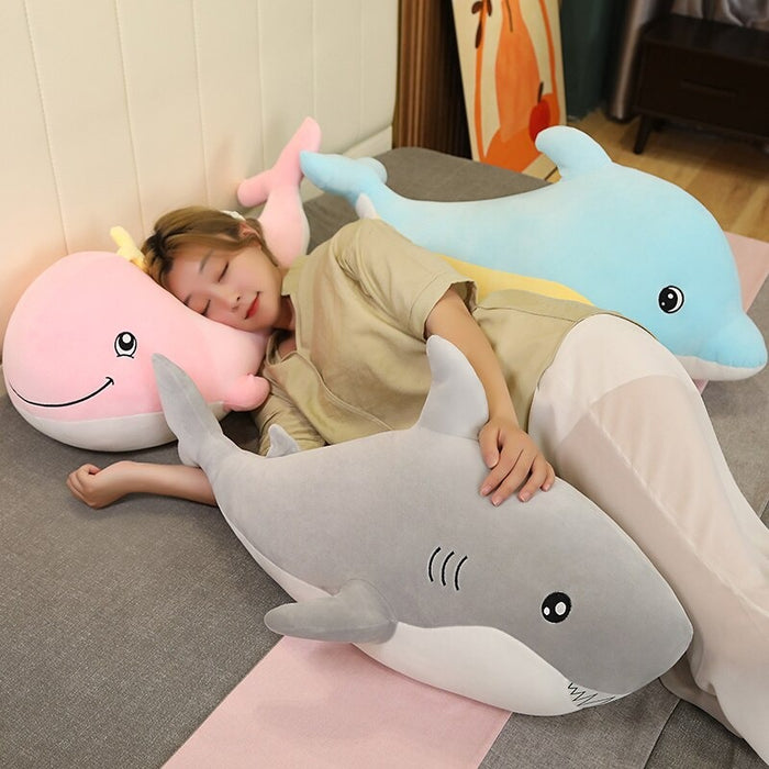 Cartoon Dolphin Plush