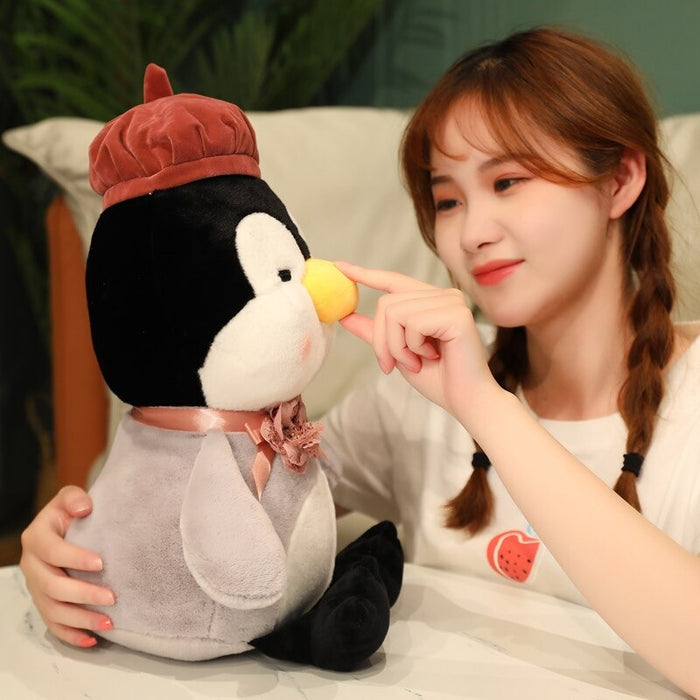 The Penguin With Hat Plush Toy