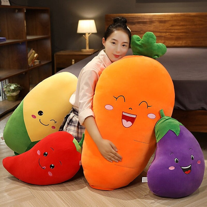 Cartoon Vegetables Plush Cotton Toys