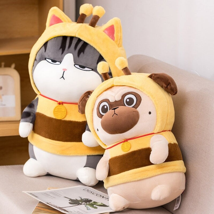 The Cat & Pug Plush