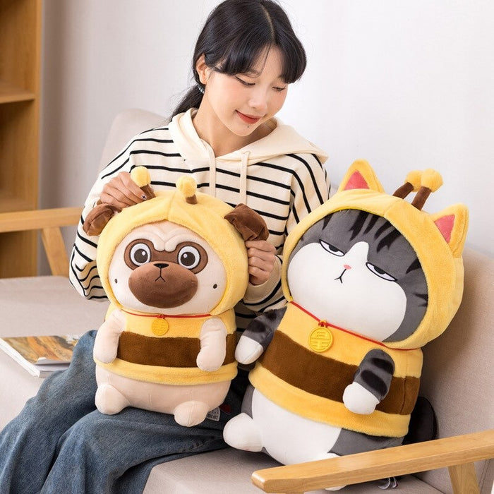 The Cat & Pug Plush