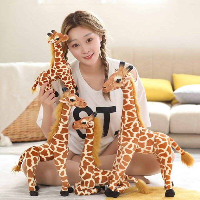 The Realistic Giraffe Plush Toy