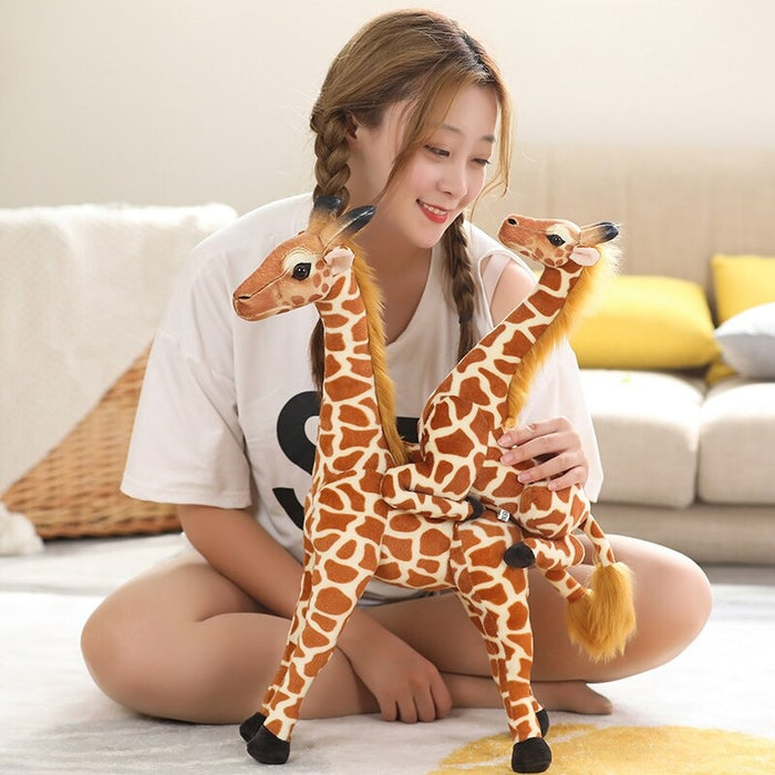 The Realistic Giraffe Plush Toy