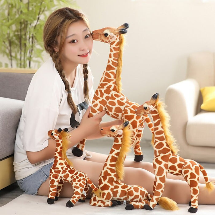 The Realistic Giraffe Plush Toy