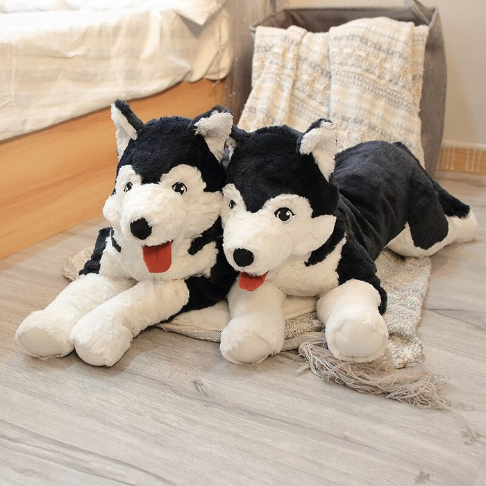 The Stuffed Realistic Husky Plush Toy