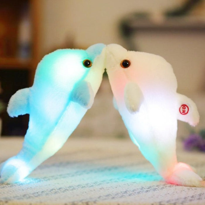 The Colorful Luminous Dolphin Plush Toy