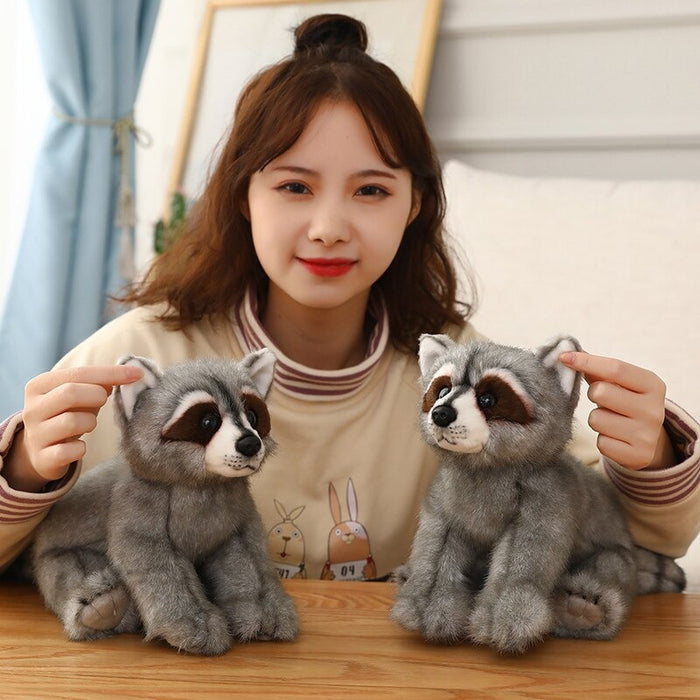 Simulation Fox Raccoon Plush