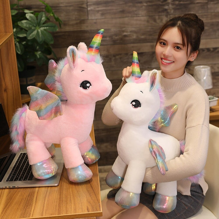 Rainbow Unicorn Soft Toy