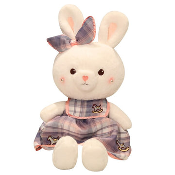 The Dressed Plaid Rabbit Plush Toy