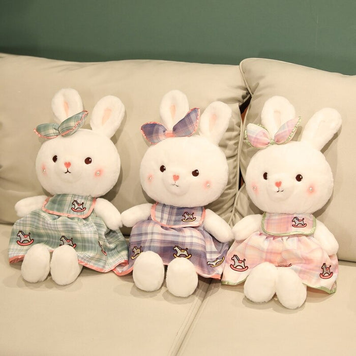 The Dressed Plaid Rabbit Plush Toy