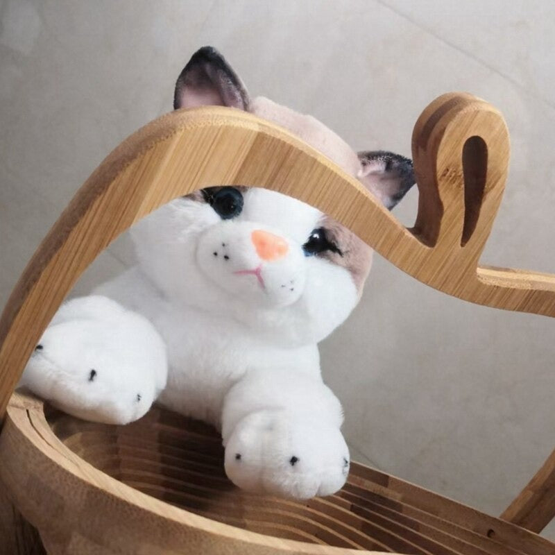The Realistic Lying Cat Plush Toy