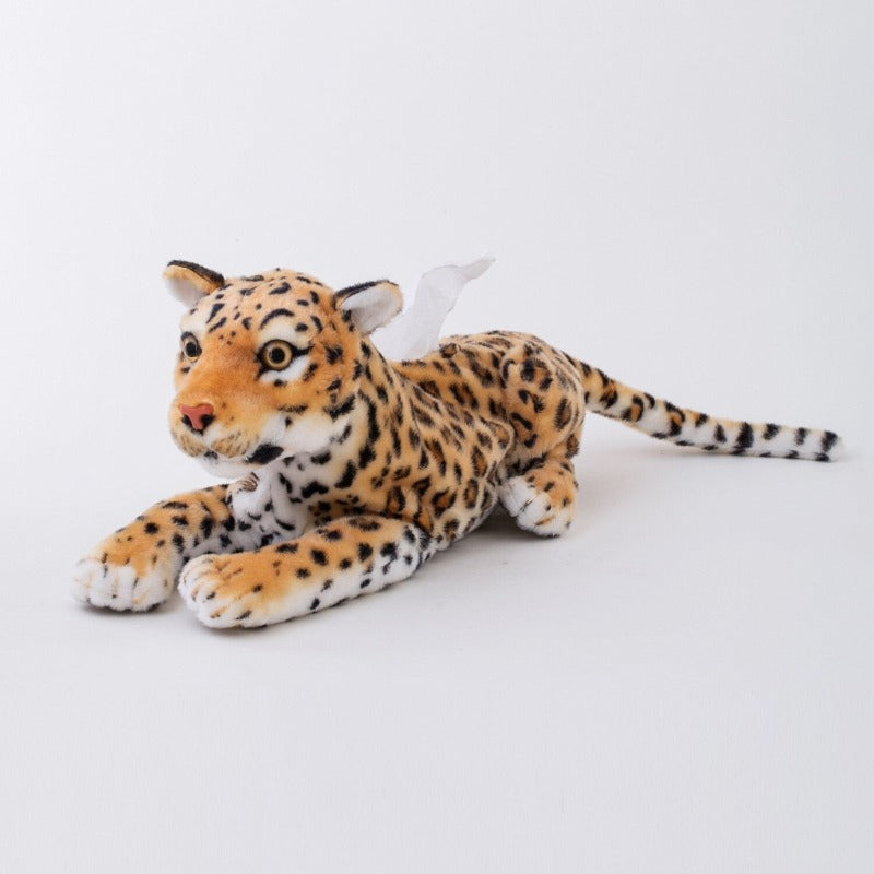 Tiger & Leopard Tissue Box Plush