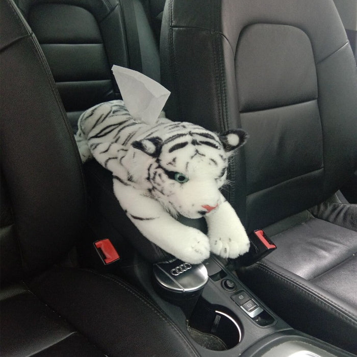 Tiger & Leopard Tissue Box Plush