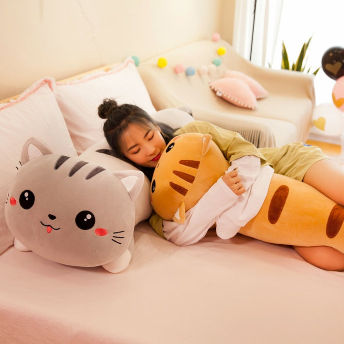 Long Cat Pillow Plush Toy