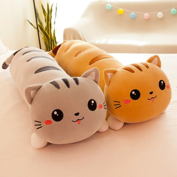 Long Cat Pillow Plush Toy