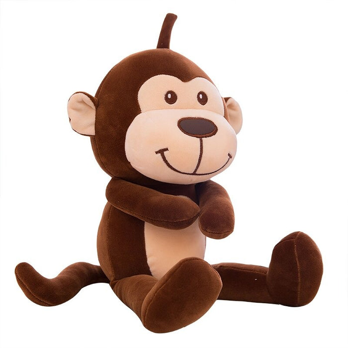 Cute Monkey Doll Brown Plush Toy