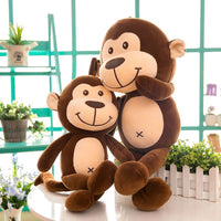 Cute Monkey Doll Brown Plush Toy