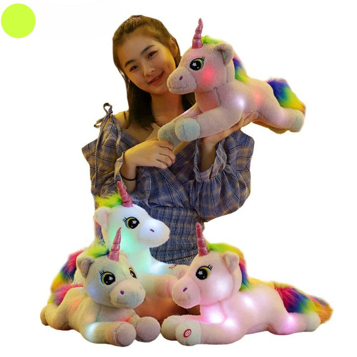 Led Light Luminous Unicorn Plush