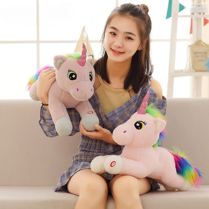 Led Light Luminous Unicorn Plush