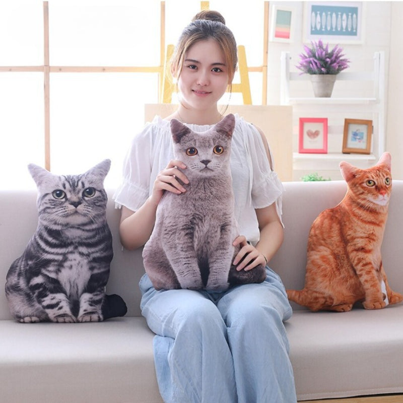 The Stuffed Realistic Cat Plush Toy