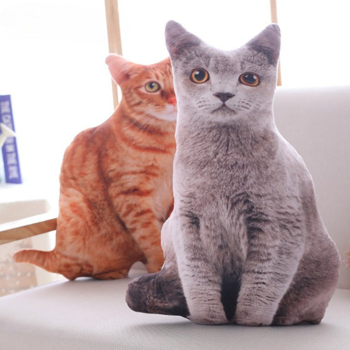 The Stuffed Realistic Cat Plush Toy