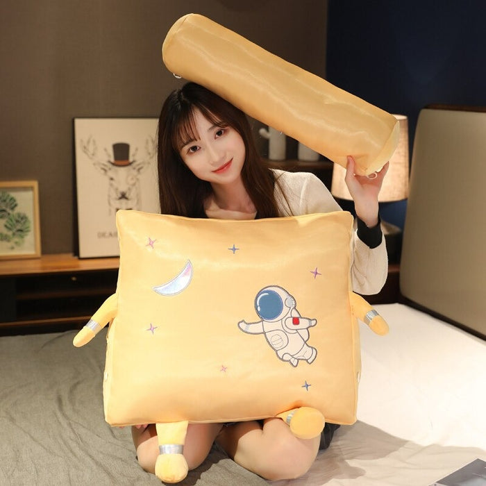 The Plush Astronaut Cushion