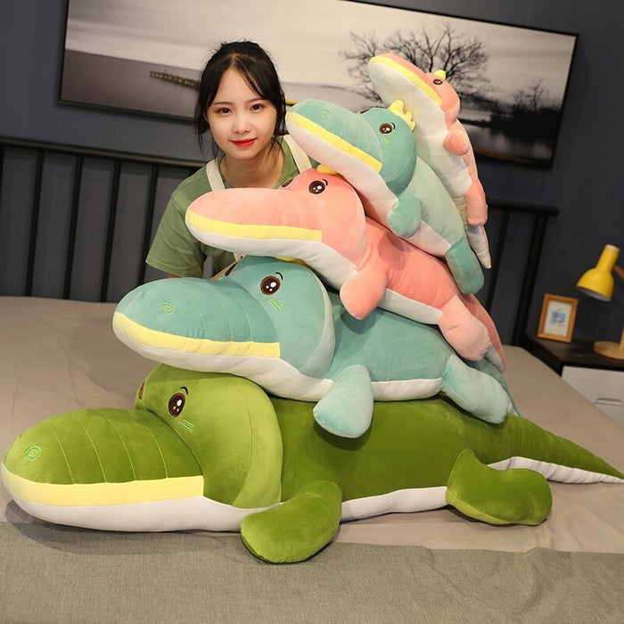 The Cartoon Long Crocodile Plush Toy