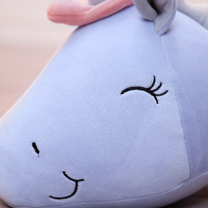 Long Pillow Unicorn Plush