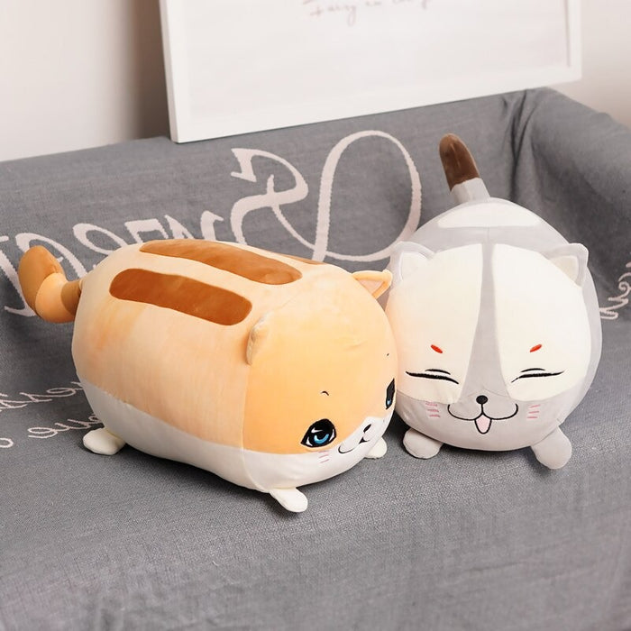 Lying Round Cat Plush