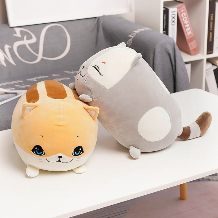 Lying Round Cat Plush