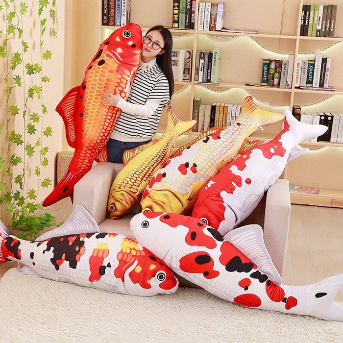 The Colorful Koi Plush Toy