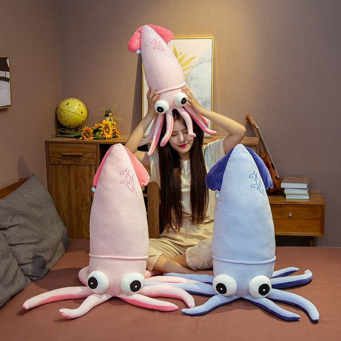 Big Eyes Ocean Squid Plush