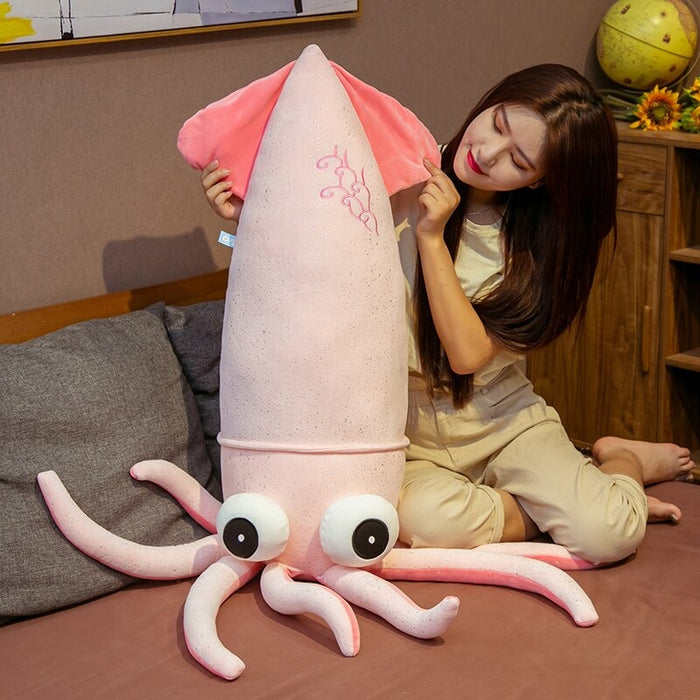 Big Eyes Ocean Squid Plush