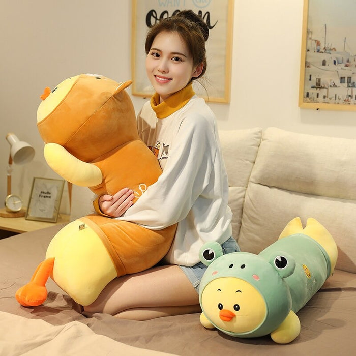 Cartoon Lying Duck Plush Large Toy