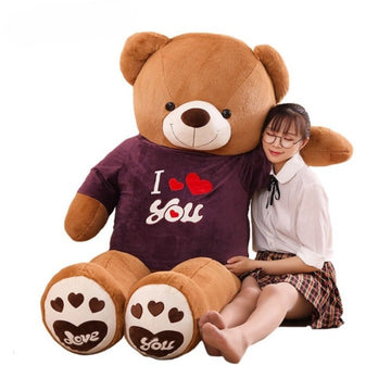 The I LOVE YOU Dressing Teddy Bear