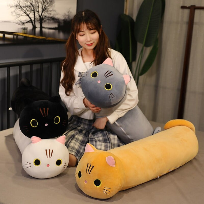 Long Cat Pillow Plush