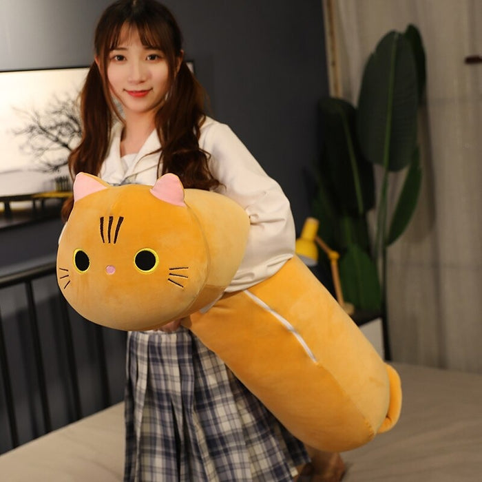 Long Cat Pillow Plush