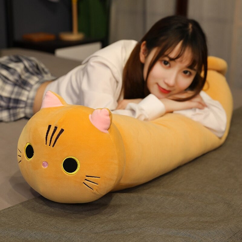 Long Cat Pillow Plush