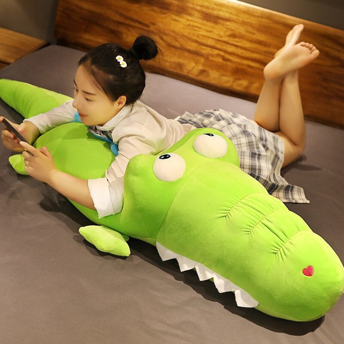 Lying Crocodile Plush Toy