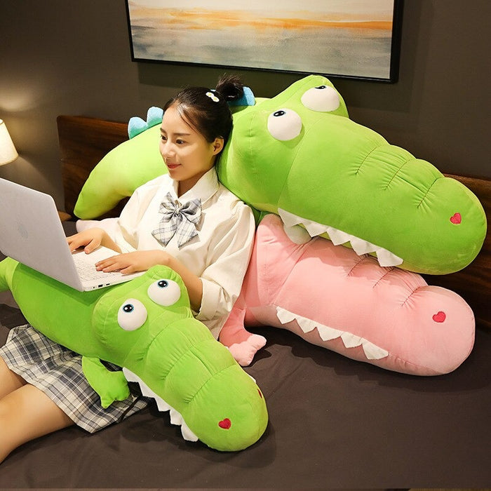 Lying Crocodile Plush Toy