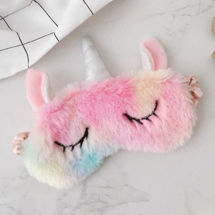 The Unicorn Plush Eye Mask And Head Band