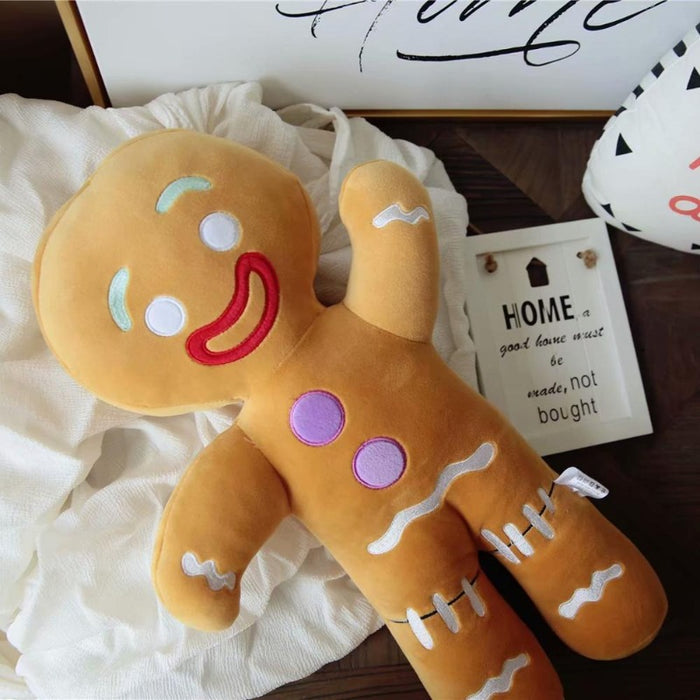 Cartoon Gingerbread Man Plush