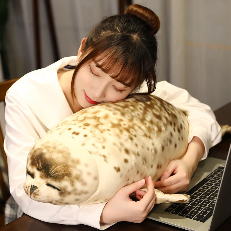 Sea Lion Plush Cotton Pillow