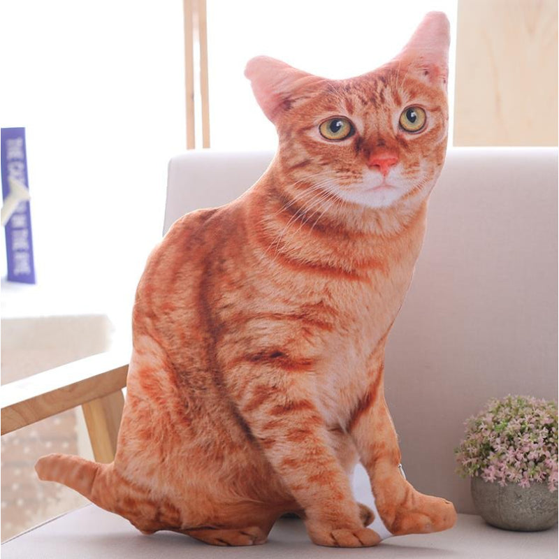 The Stuffed Realistic Cat Plush Toy