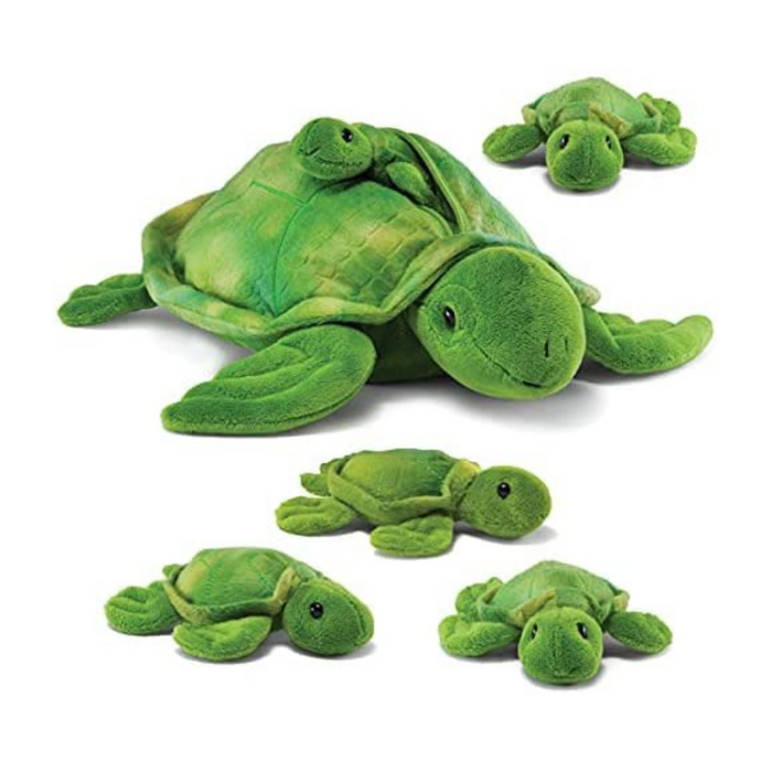 Turtle With Little Babies Plush Toy