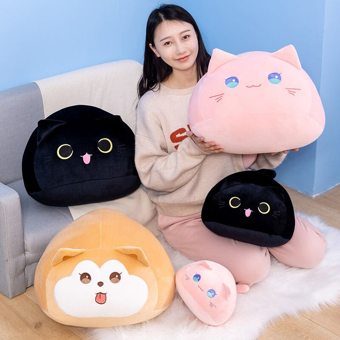 Fat cat plush pillow online