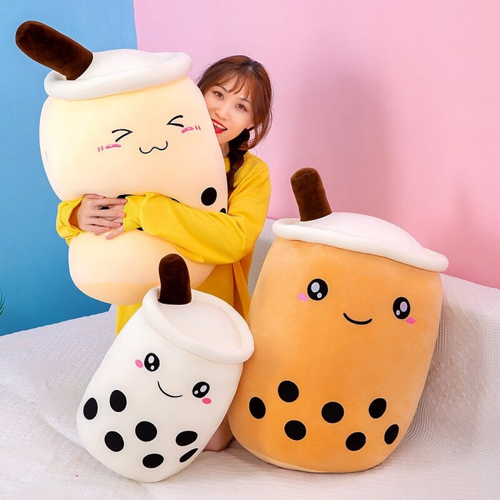 Fruit Bubble Tea Cup Pillow