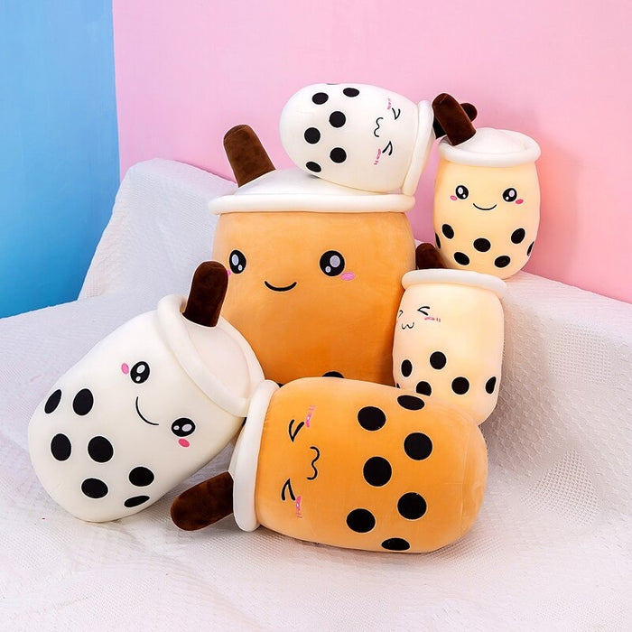 Fruit Bubble Tea Cup Pillow