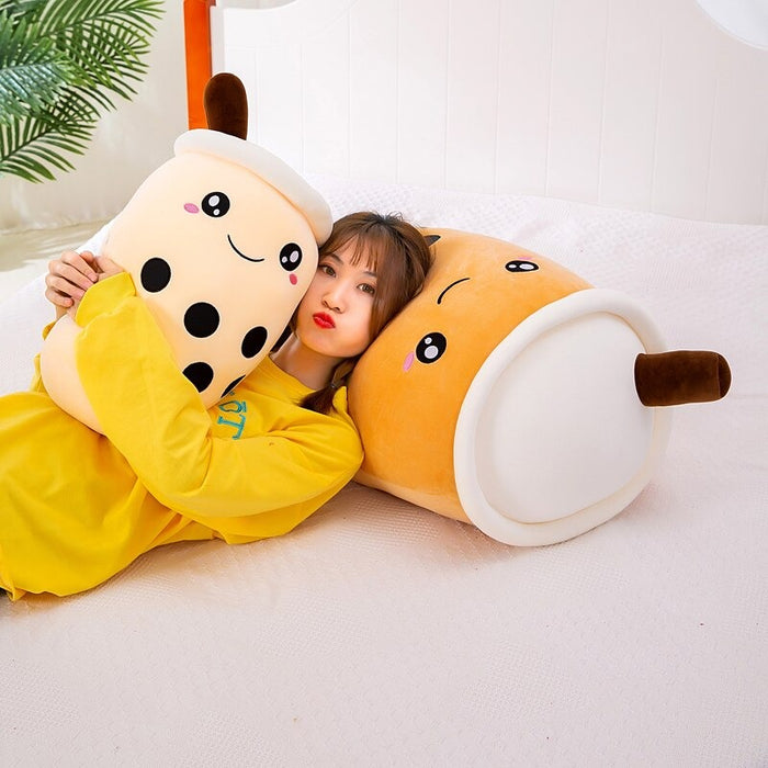 Fruit Bubble Tea Cup Pillow