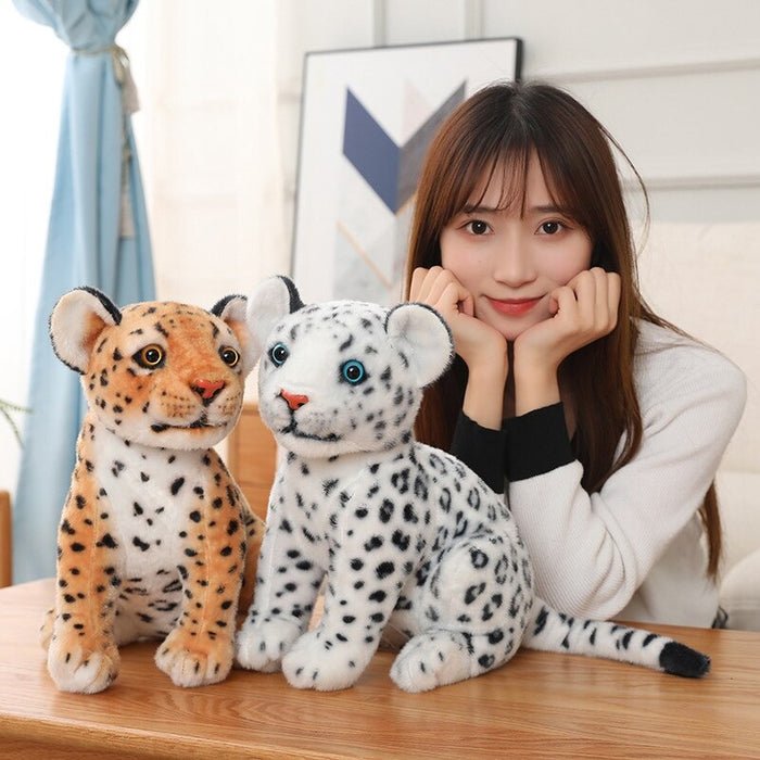 The Sitting Leopard Plush Toy